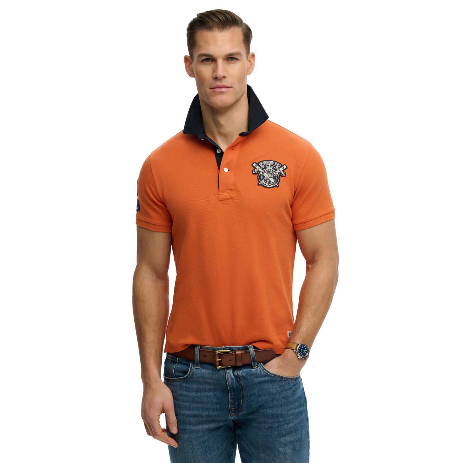 Superdry Vintage Pique Rugby Polo